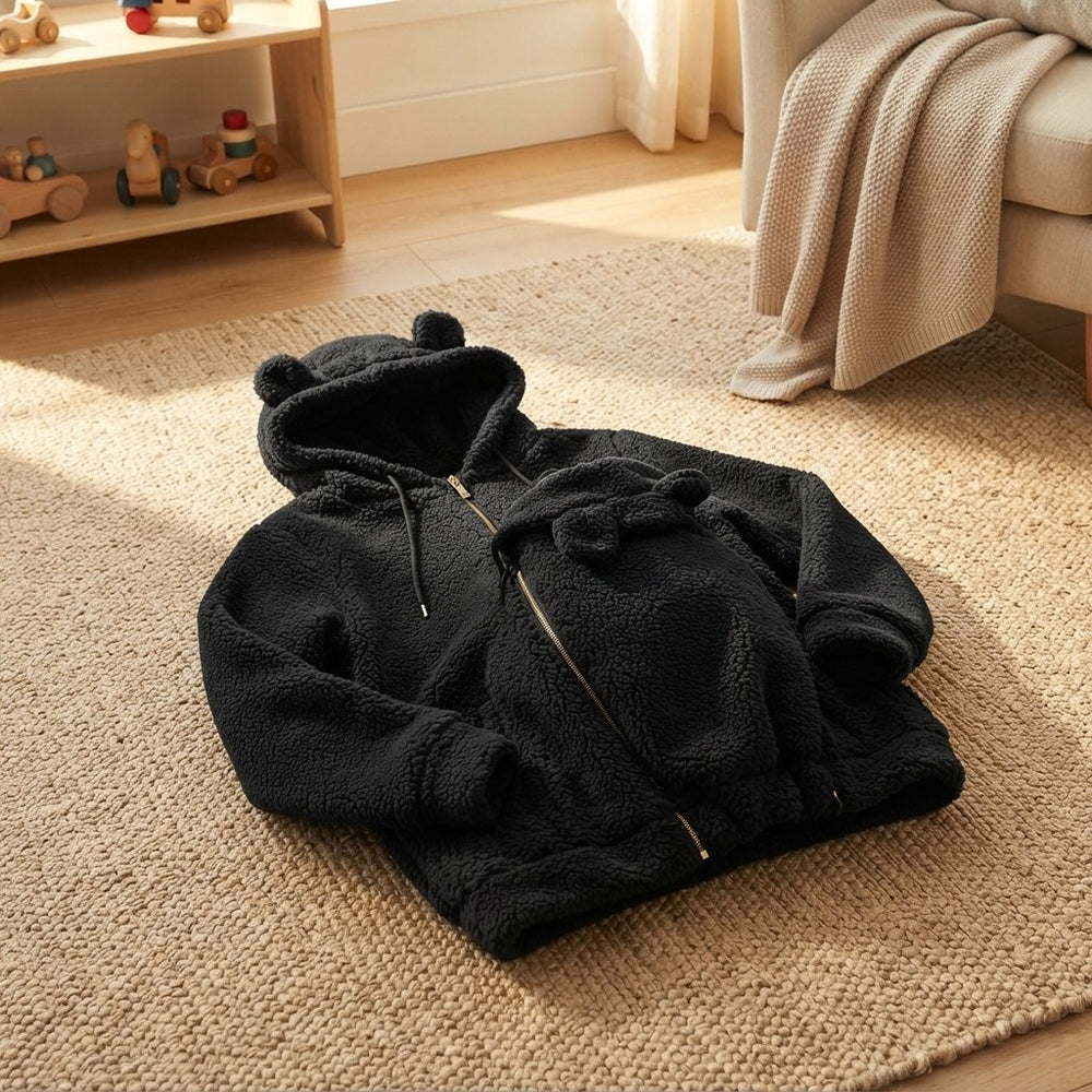 2-in-1 Fleece Hoodie with Baby Carrier